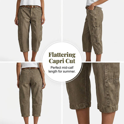 👖 SCONTO DEL 50% IN QUESTO MOMENTO! 🌿 Pantaloni cargo casual da donna – Tasche capienti, tessuto traspirante e vestibilità comoda – Comodità per tutti i giorni, perfetti per la bella stagione ✨