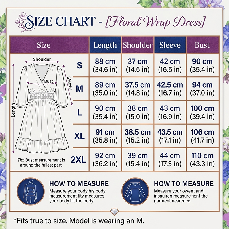 🌸50% DE DESCONTO AGORA! 🌸Vestido feminino em formato de A com estampa floral, decote em V e babados