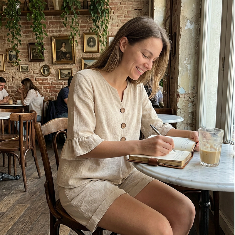 🔥 NOVITÀ + -50% + oltre 50.000 pezzi venduti 🔥✨Completo da donna in cotone a due pezzi