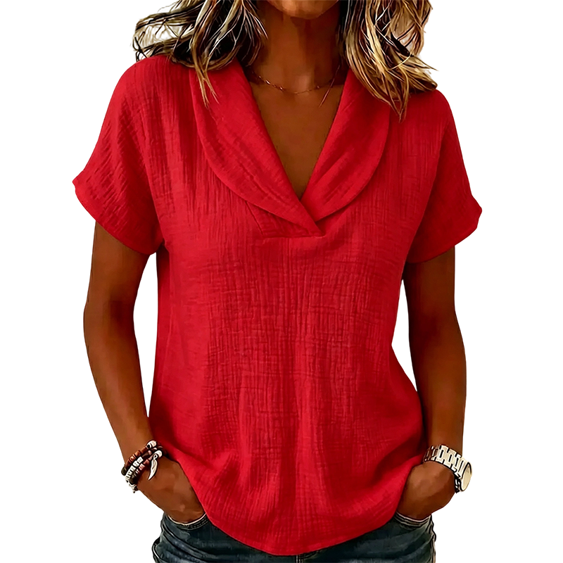💞Oltre 100.000 pezzi venduti! Il successo dell'estate 2026 – 50% di sconto per un periodo limitato! T-shirt estiva in maglia morbida da donna