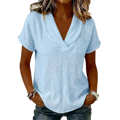 💞Oltre 100.000 pezzi venduti! Il successo dell'estate 2026 – 50% di sconto per un periodo limitato! T-shirt estiva in maglia morbida da donna