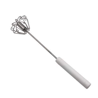 🥚 Prático ajudante de cozinha! Batedor de pressão com cabo antiderrapante, resistente à ferrugem e durável por baixo preço!