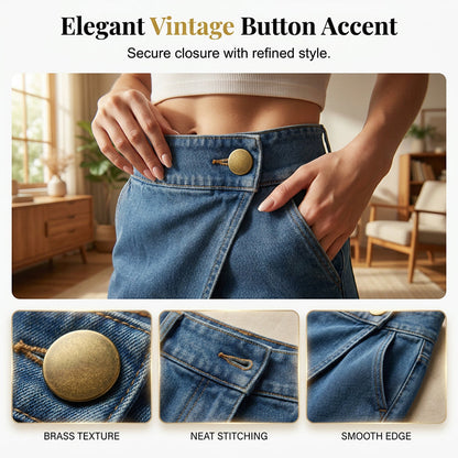 🩳 SCONTO DEL 50% IN QUESTO MOMENTO! ✨ Pantaloncini asimmetrici a gamba larga da donna – Leggeri e fluidi – Orlo irregolare originale, ideali per l'estate o le vacanze – Eleganti e comodi 🌸