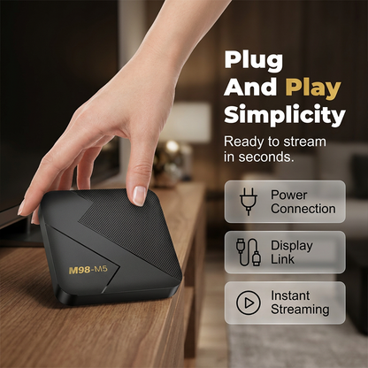 🔥Promoção Imperdível de 2026: 50% de desconto🔥Android TV Box com Bluetooth