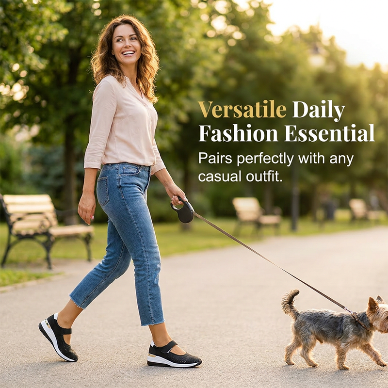 Scarpe con plateau e aperture laterali traspiranti da donna