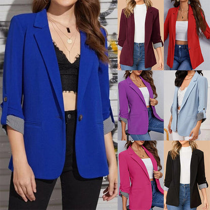 ☀️🧥Novidades - Blazer tipo cardigã elegante – Caimento suave e estilo versátil, do ambiente de trabalho à noite
