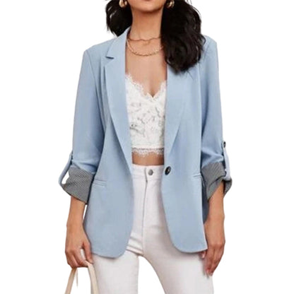 ☀️🧥Novidades - Blazer tipo cardigã elegante – Caimento suave e estilo versátil, do ambiente de trabalho à noite