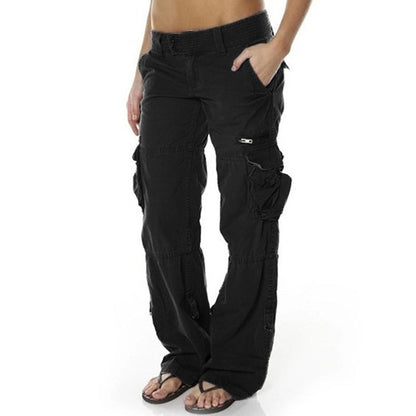 👖✨ Calça Cargo Feminina Wide Leg – Estilo vintage, conforto e bolsos espaçosos para o dia a dia