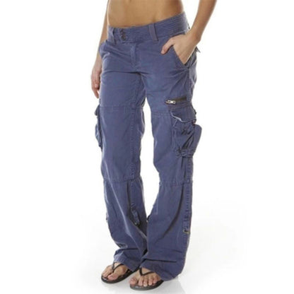 👖✨ Calça Cargo Feminina Wide Leg – Estilo vintage, conforto e bolsos espaçosos para o dia a dia