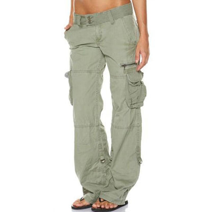 👖✨ Calça Cargo Feminina Wide Leg – Estilo vintage, conforto e bolsos espaçosos para o dia a dia