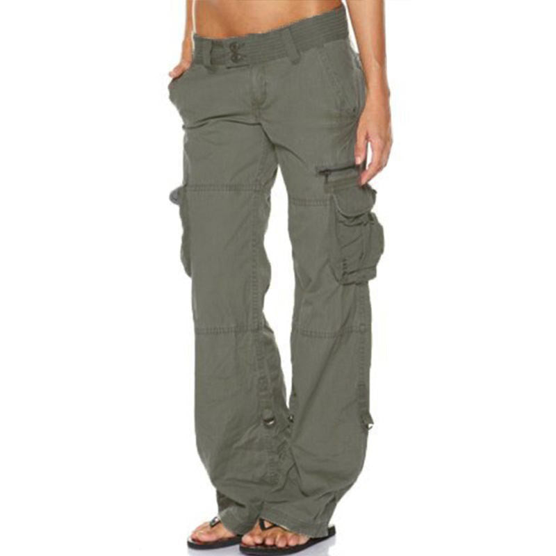 👖✨ Calça Cargo Feminina Wide Leg – Estilo vintage, conforto e bolsos espaçosos para o dia a dia