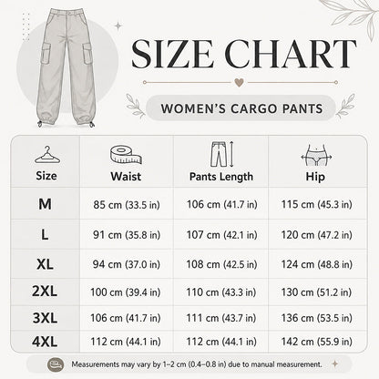 👖✨ Calça Cargo Feminina Wide Leg – Estilo vintage, conforto e bolsos espaçosos para o dia a dia