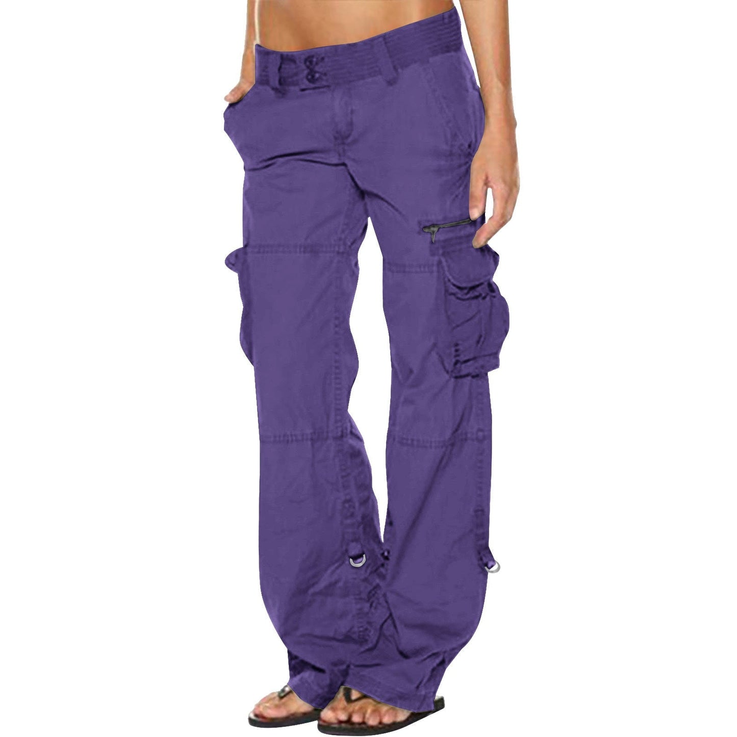 👖✨ Calça Cargo Feminina Wide Leg – Estilo vintage, conforto e bolsos espaçosos para o dia a dia