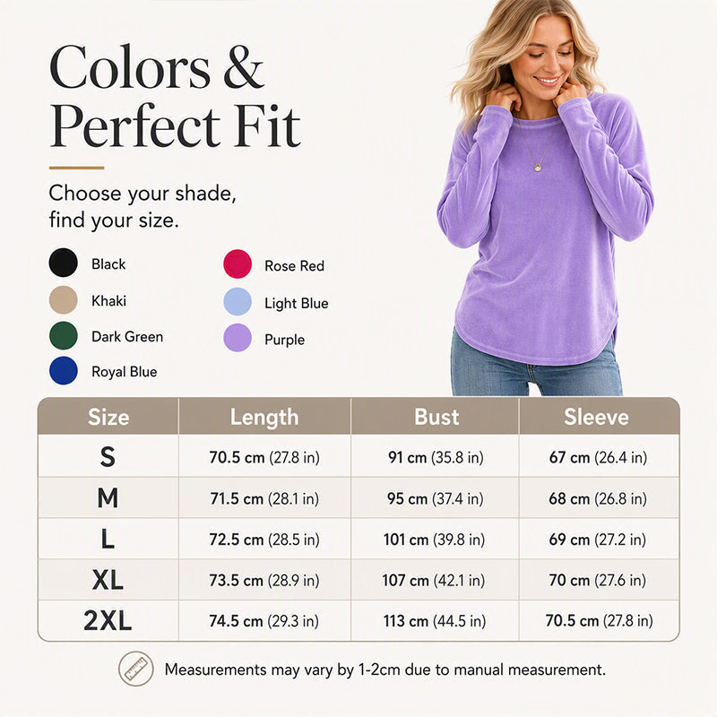 ✨ Easy Everyday Essential | Women’s Relaxed Crew-Neck Top