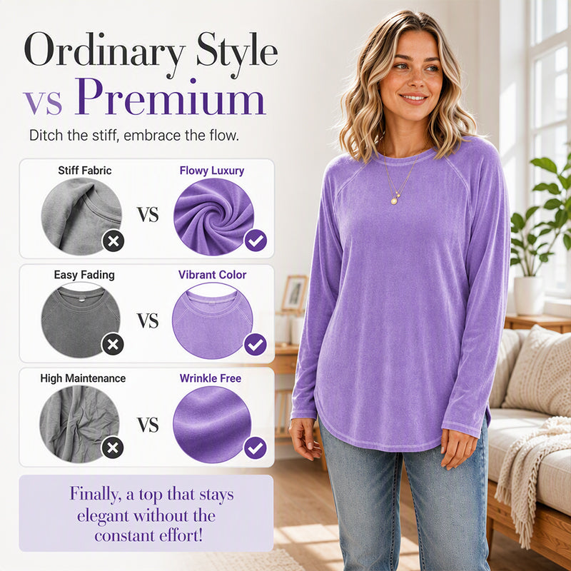 ✨ Easy Everyday Essential | Women’s Relaxed Crew-Neck Top