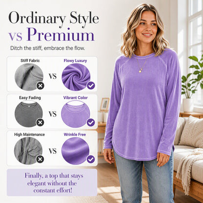 ✨ Easy Everyday Essential | Women’s Relaxed Crew-Neck Top