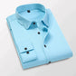 Kjøp 2 gratis levering-Langermet skjorte for menn med antirynkefri stryking