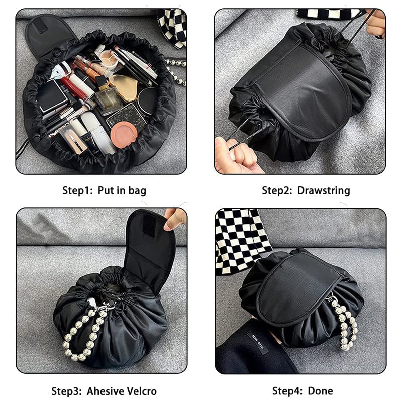 Lazy Drawstring Makeup Fashion Handväska