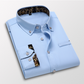 Kjøp 2 og få gratis frakt-Slim Business Casual langermet skjorte for menn