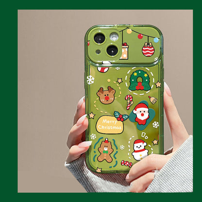 🎄Juletreanheng Flip Mirror-deksel til iPhone🎅