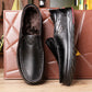 🔥Gratis levering - DRESSYE Herre Loafers i ekte skinn med myk innersåle Casual Business Slip On Loafers