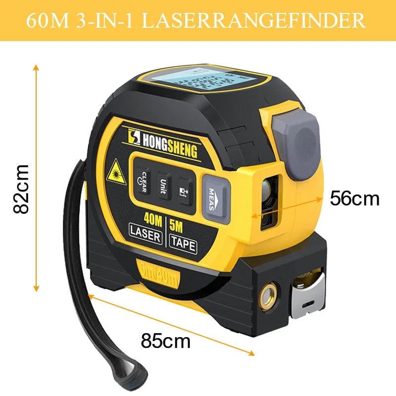 🔥Gratis levering - 3 i 1 infrarødt lasermåleinstrument med laserstråle