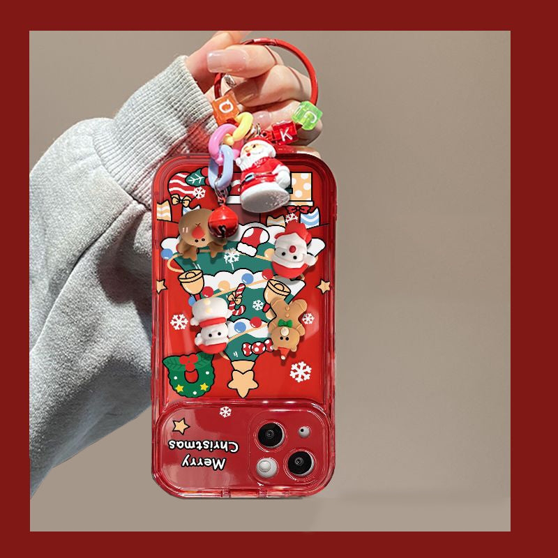 🎄Juletreanheng Flip Mirror-deksel til iPhone🎅