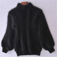 Vintage ensfarget genser【Kjøp 2 gratis frakt】