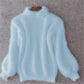 Vintage ensfarget genser【Kjøp 2 gratis frakt】