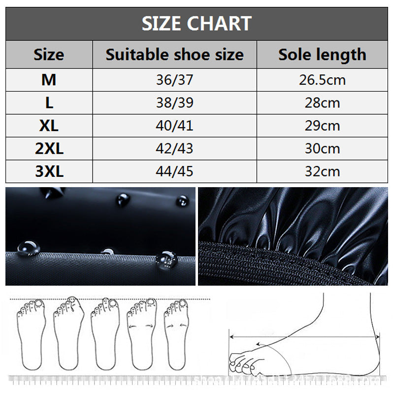 ⏰ Ekstra gunstig kampanje 49 % rabatt - Passer for brede føtter - ❤️Lange, vanntette overtrekk til støvler